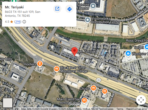 Location,8603 TX-151 suit 109, San Antonio, TX 78245 Location,8603 TX-151 suit 109, San Antonio, TX 78245