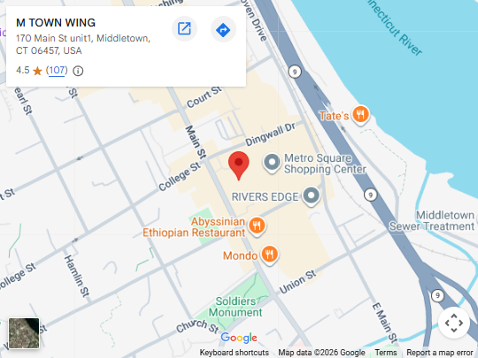 Location, 170 Main St unit1, Middletown, CT 06457, United States