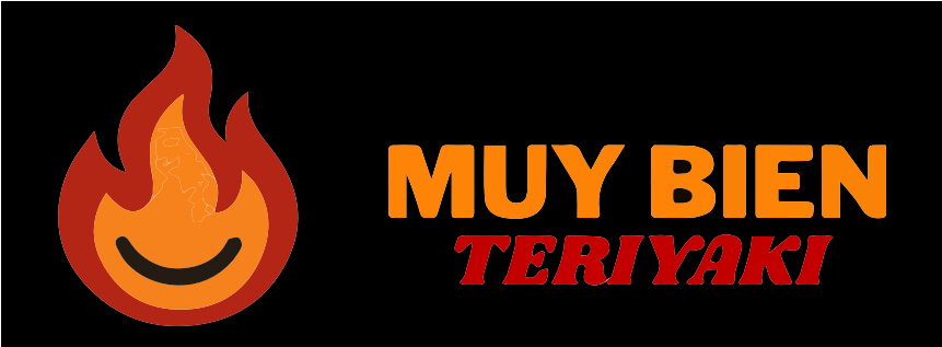 Restaurant logo with flame and smile design