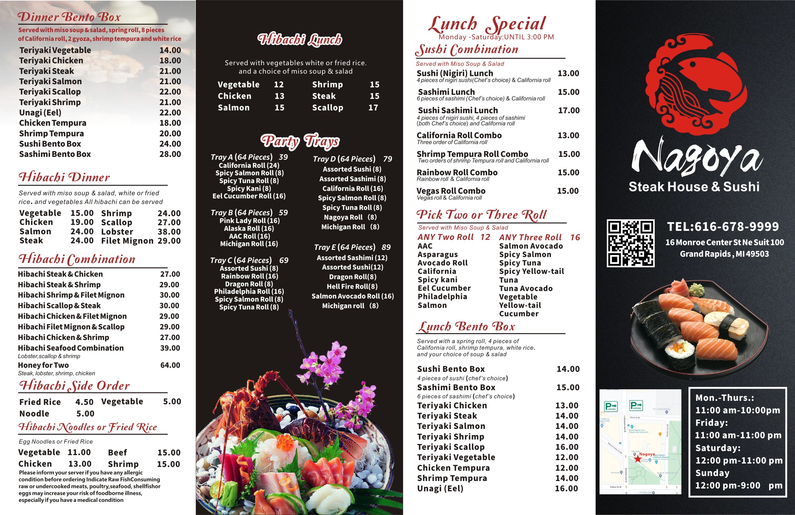 Nagoya Hibachi Steak House & Sushi Japanese Restaurant Online Order