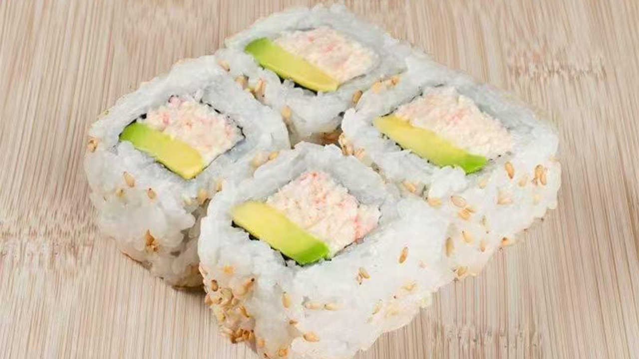 California roll at Nagoya Sushi Japanese Restaurant in Berkeley