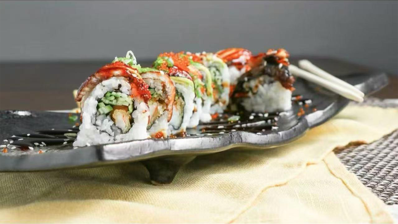 Dragon roll at Nagoya Sushi Japanese Restaurant in Berkeley
