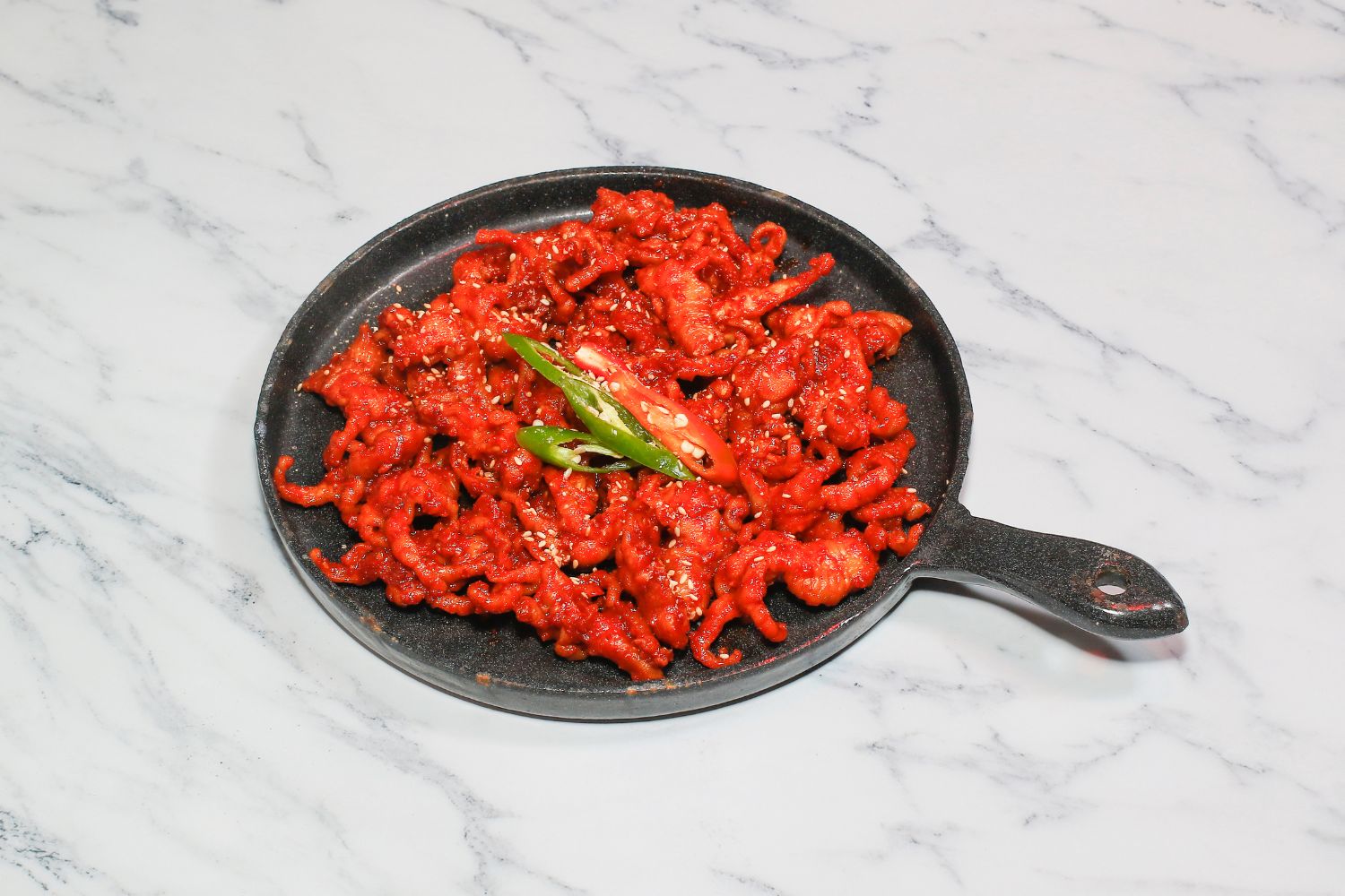 Korean-style spicy kimchi at Namu Modern Korean Cuisine Restaurant in Huntsville