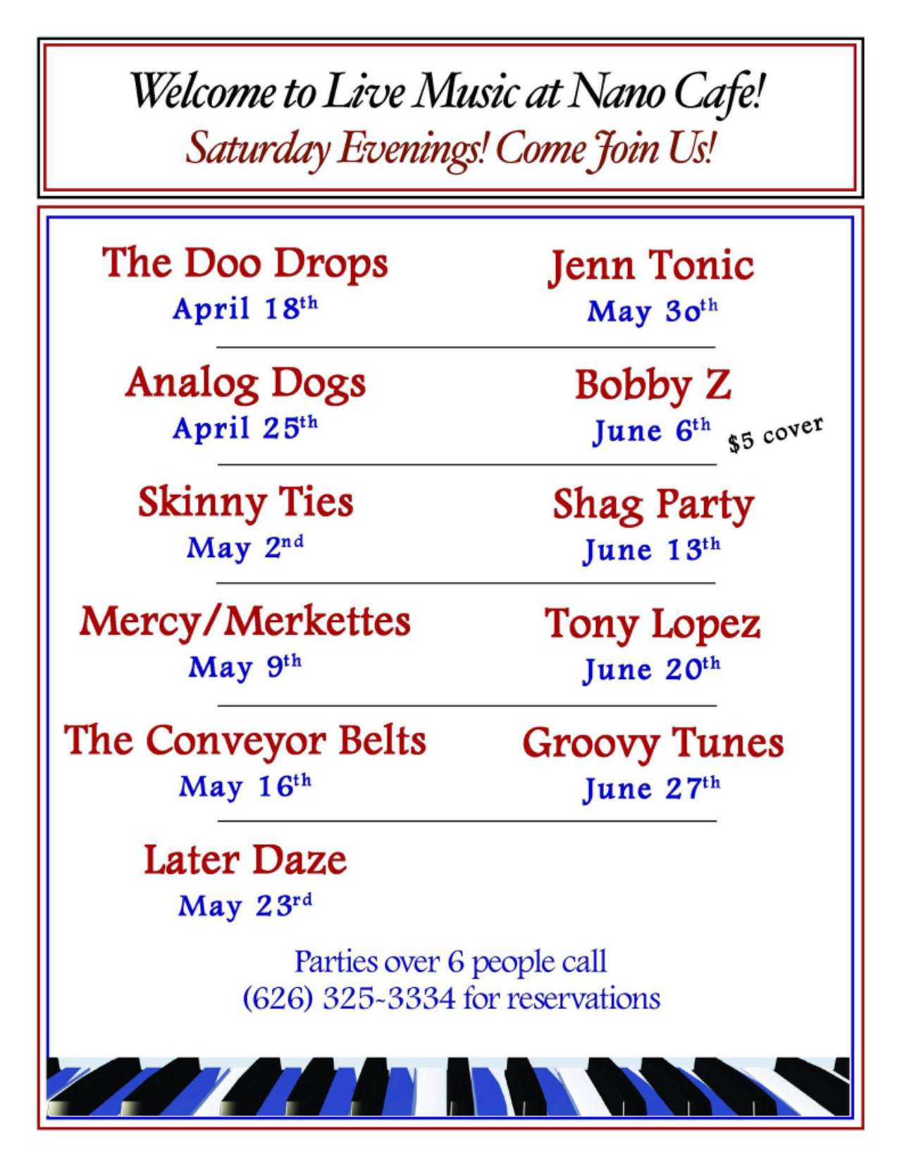 Restaurant Event Notice