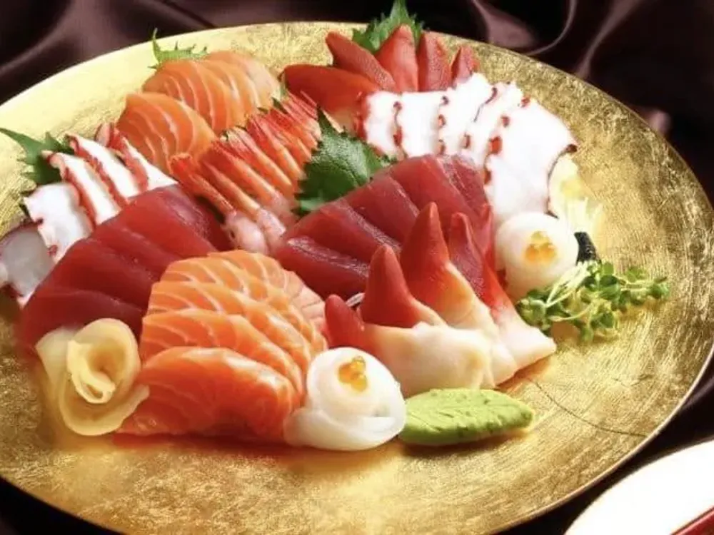 Premium assorted sashimi platter at Narumi Sushi, a Japanese Restaurant in Rancho Cordova