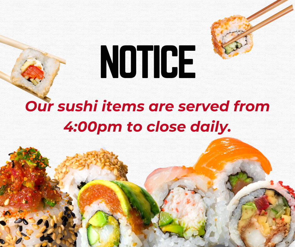 Notice of Special Operating Hours