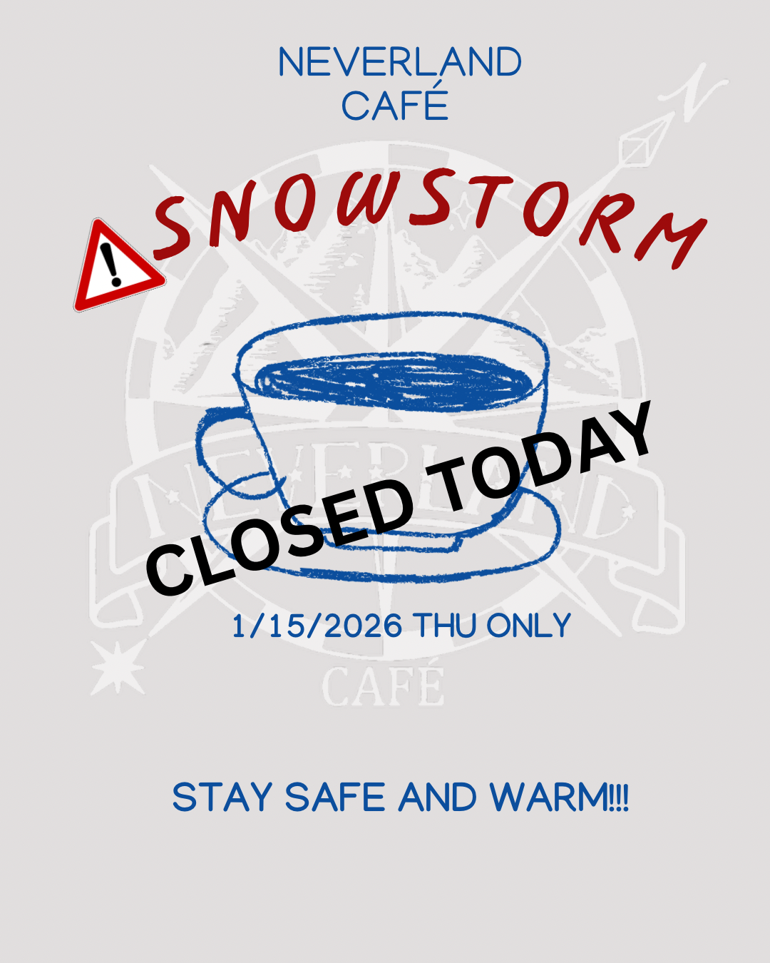 Notice of Special Operating Hours