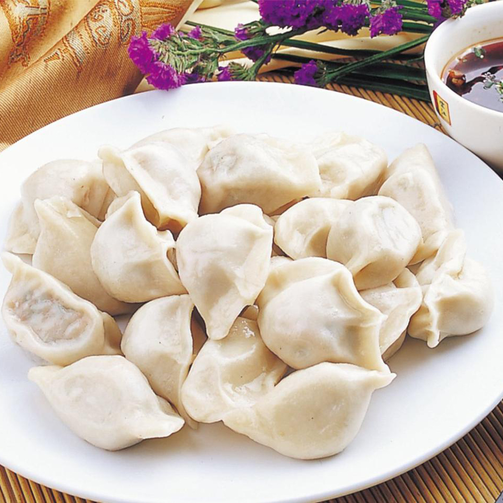 beef and carrot dumplings at New Chicken，a Chinese Restaurant in Oxnard