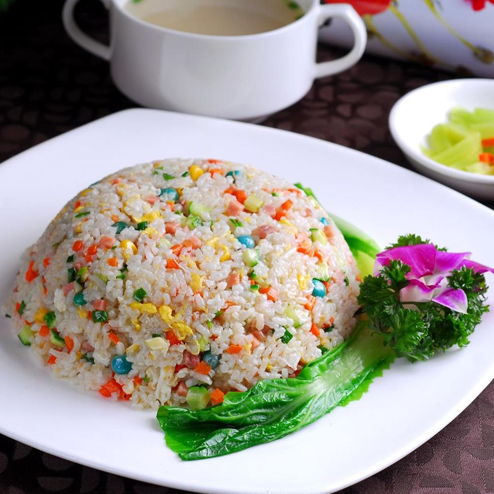 Pork Fried Rice at New Chicken，a Chinese Restaurant in Oxnard