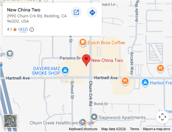 Location, 2990 Churn Crk Rd, Redding, CA 96002