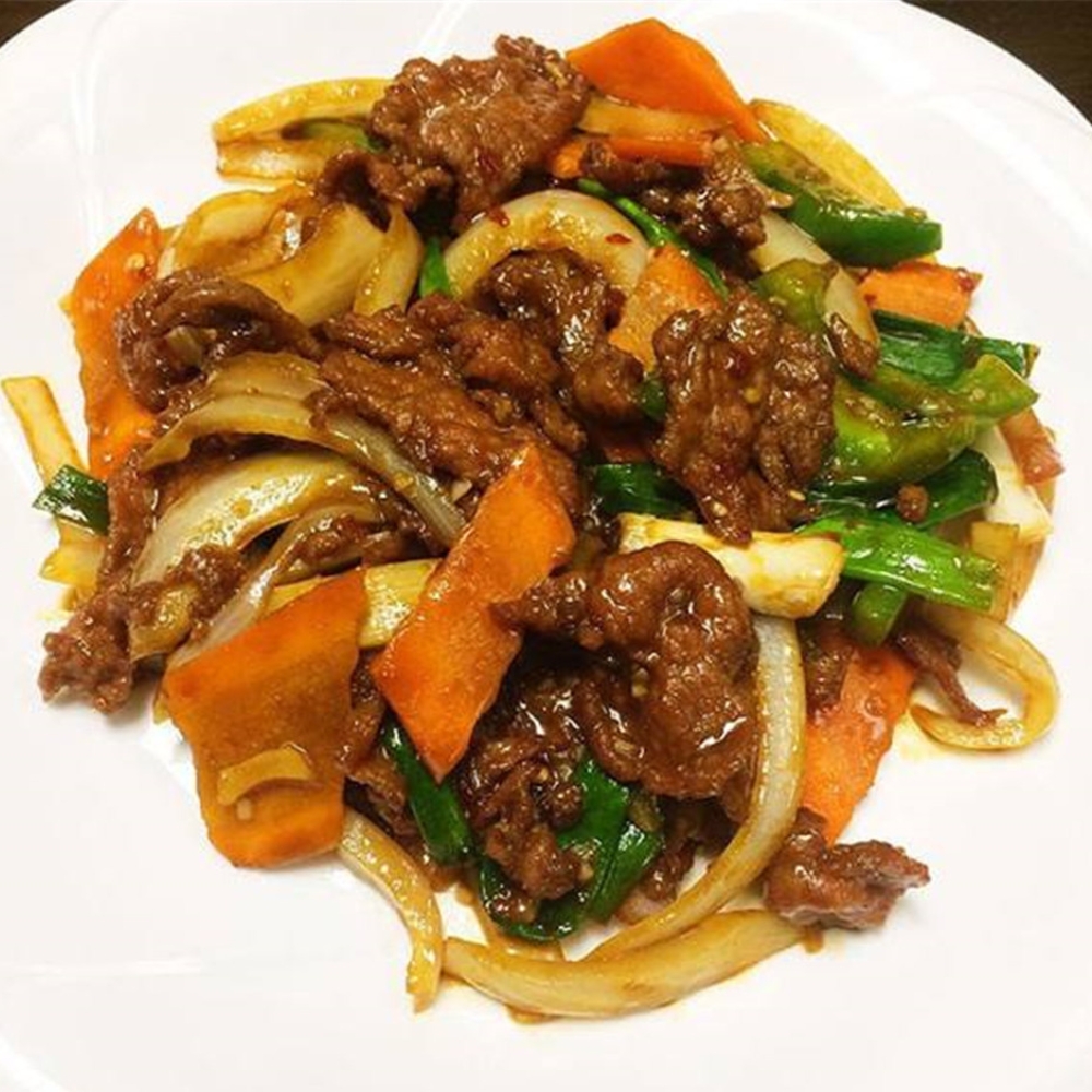Tender beef stir-fried with veggies at New China King, a Chinese Restaurant in Ardmore