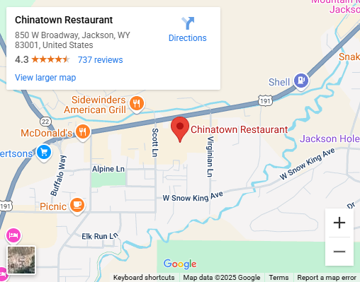 Location, 850 W Broadway, Jackson, WY 83001