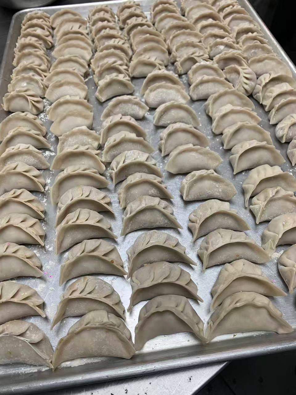 Dumplings at New Empire Chinese Restaurant in Brooklyn
