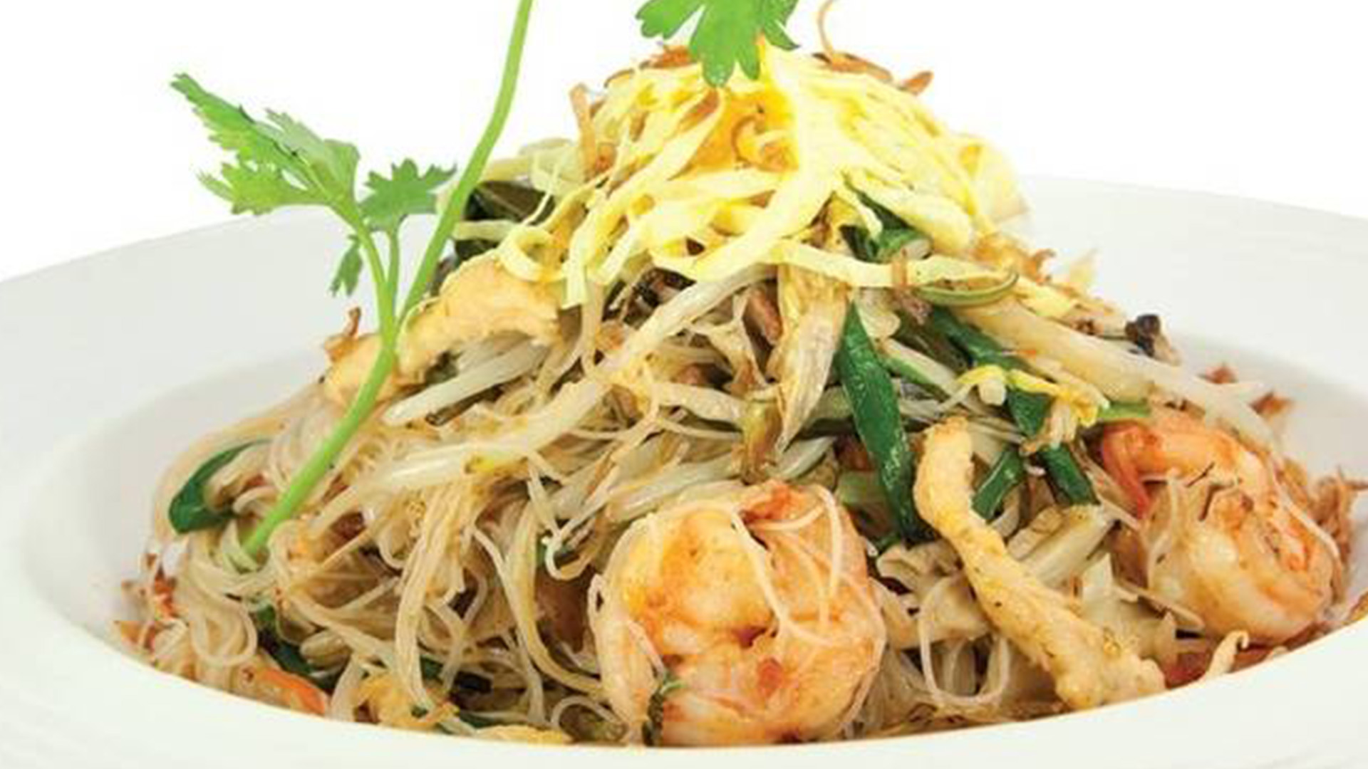 House special shrimp mei fun at New Great Wall, a Chinese Restaurant in Brooklyn