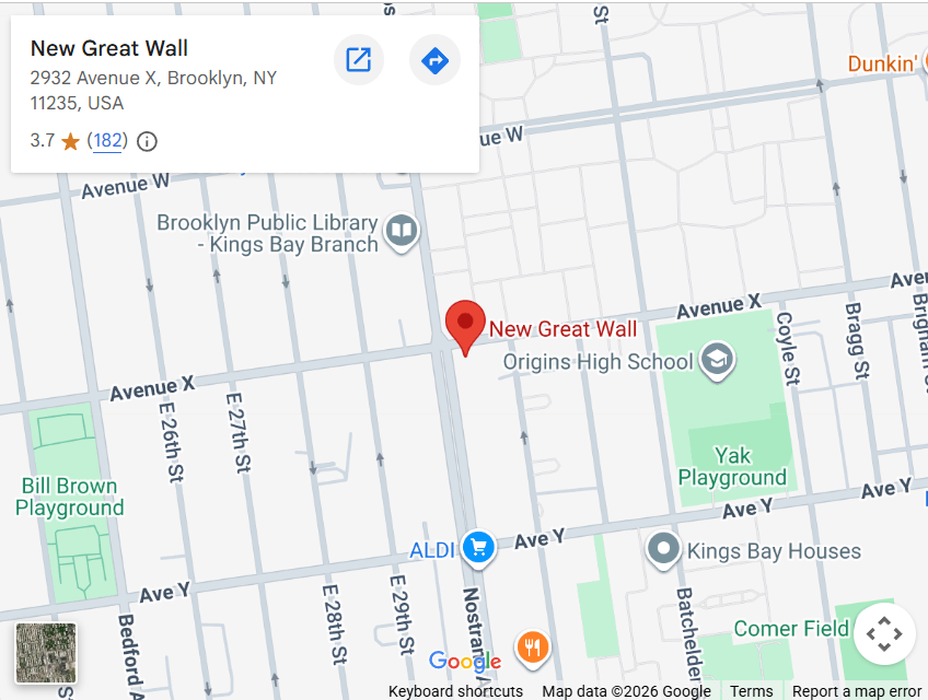 Location, 2932 Avenue X, Brooklyn, NY 11235, United States