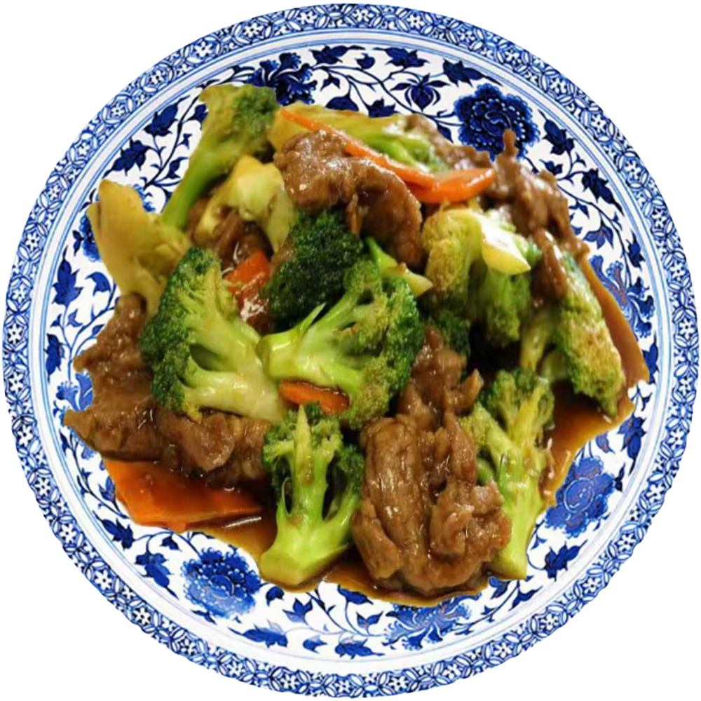 Tender beef stir-fried with fresh broccoli in savory sauce at New Panda 2, a Chinese Restaurant in Gaston