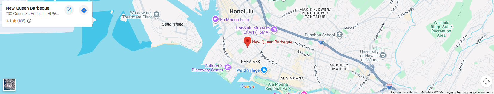Location 730 Queen St, Honolulu, HI 96813