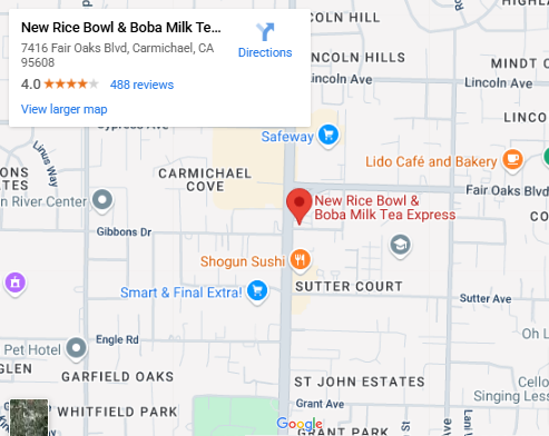Location, 7416 Fair Oaks Blvd, Carmichael, CA 95608