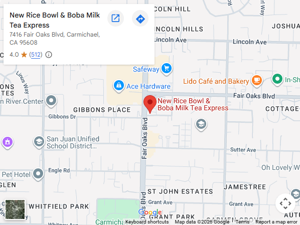 Location, 7416 Fair Oaks Blvd, Carmichael, CA 95608