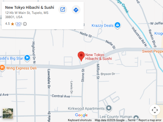 Location, 1214b W Main St, Tupelo, MS 38801, United States Location, 1214b W Main St, Tupelo, MS 38801, United States