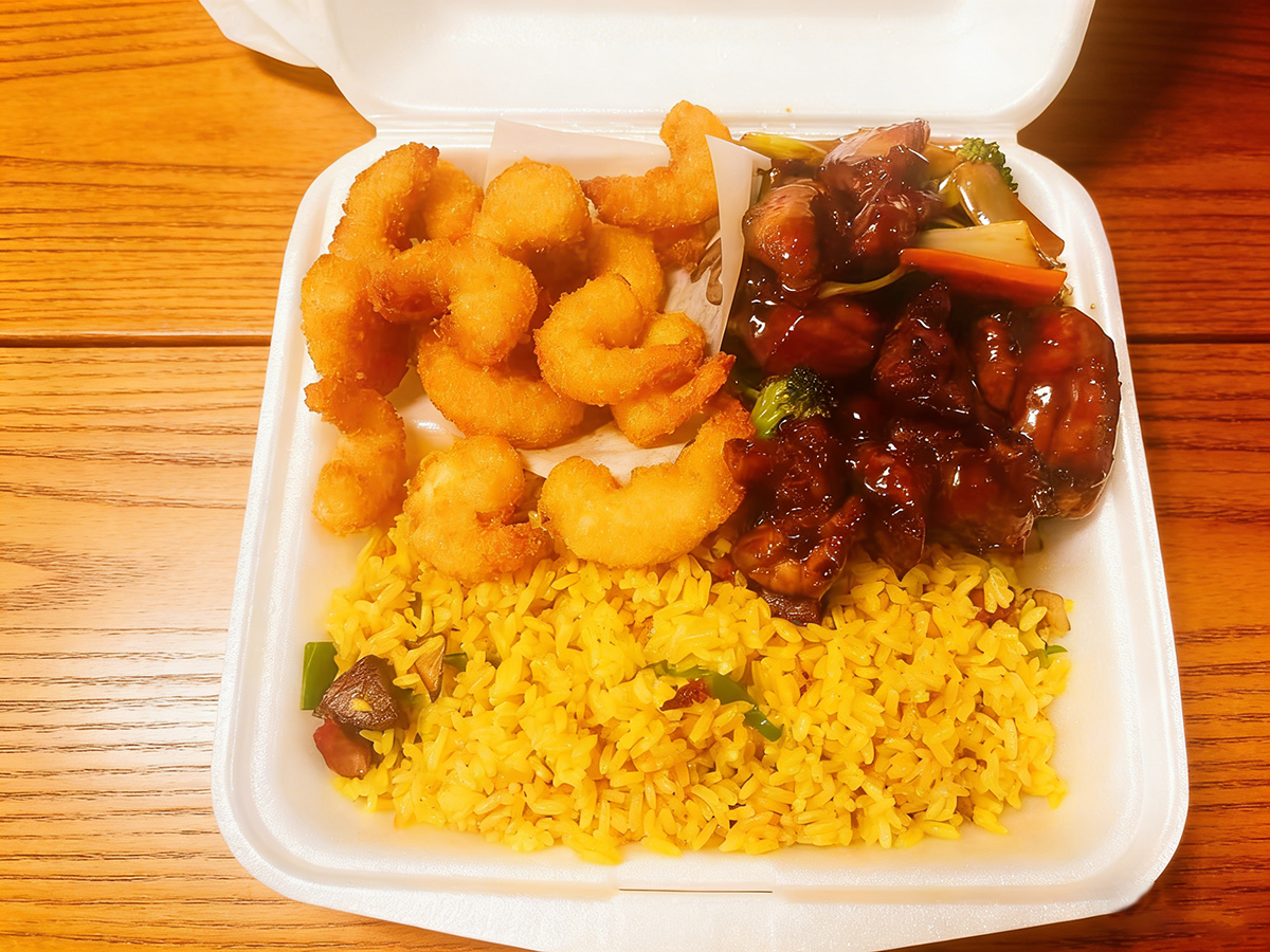 Two item meat Special at Nine Dragon Chinese Restaurant in Baton Rouge