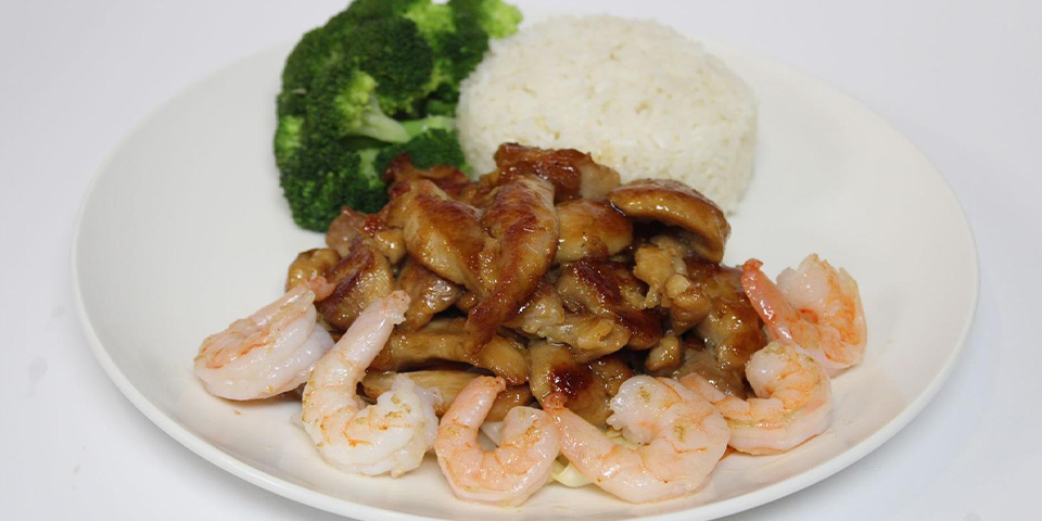 Chicken Shrimp Teriyaki from Ninja Japan Teriyaki Sushi, a Japanese Restaurant in Bronx
