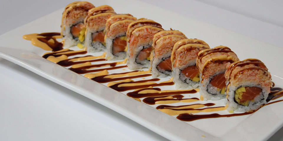 Sunset Roll from Ninja Japan Teriyaki Sushi, a Japanese Restaurant in Bronx