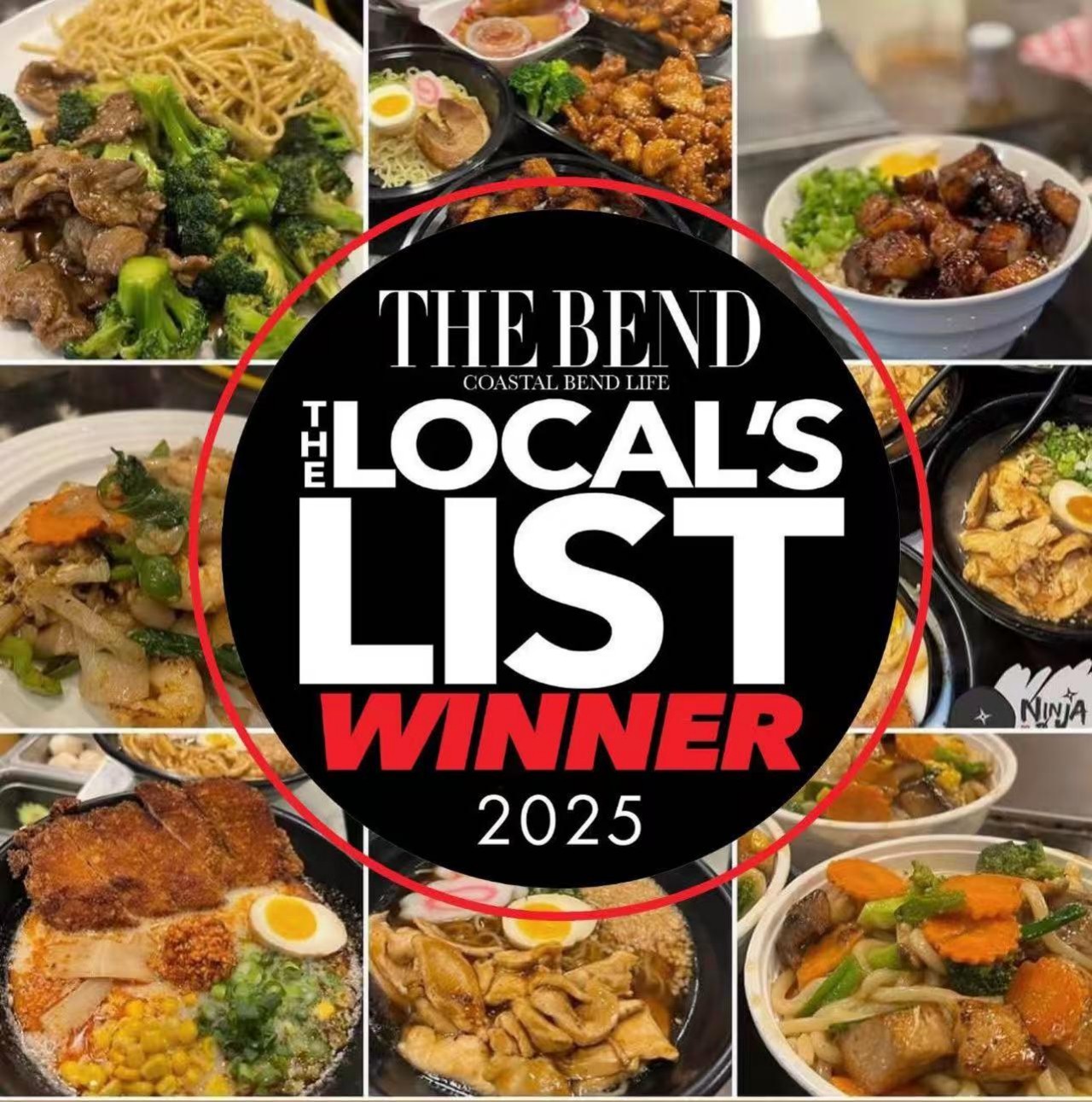 Ninja Ramen and Thai Ramen Restaurant Menu Page 1