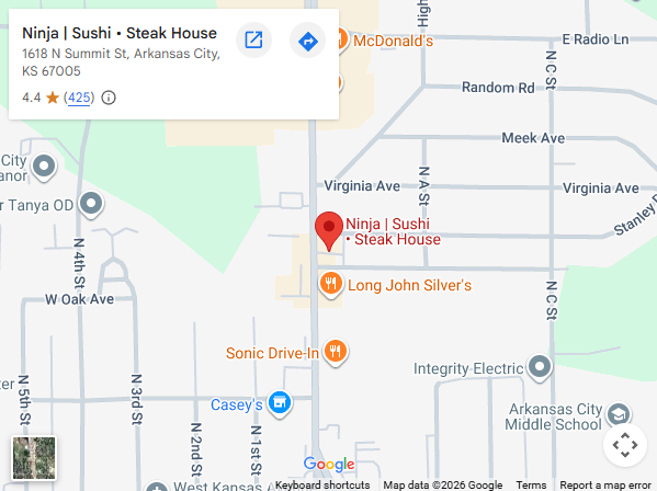 Location, 1618 N Summit St, Arkansas City, KS 67005