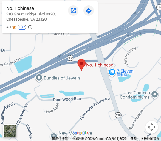 Location, 910 Great Bridge Blvd #120, Chesapeake, VA 23320