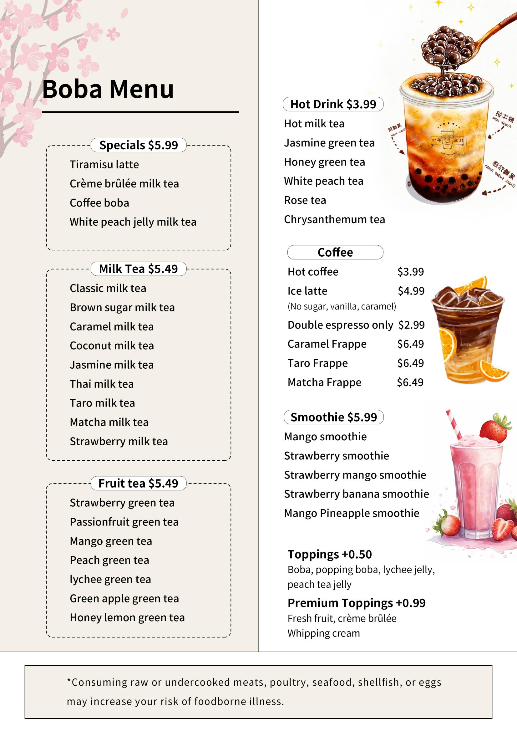Noriya Japanese Cuisine Japanese Restaurant Menu Page 13
