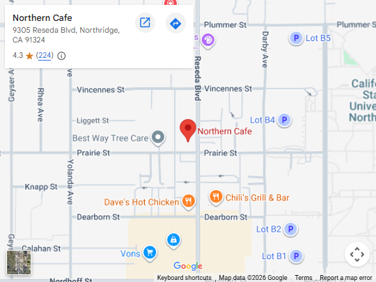 Location, 9305 Reseda Blvd, Northridge, CA 91324