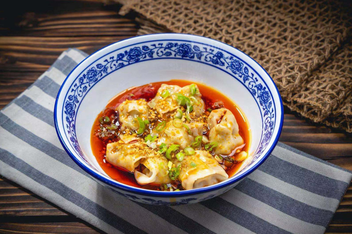 Red Oil Wonton at Northern Cafe Westpark，a Chinese Restaurant in Irvine