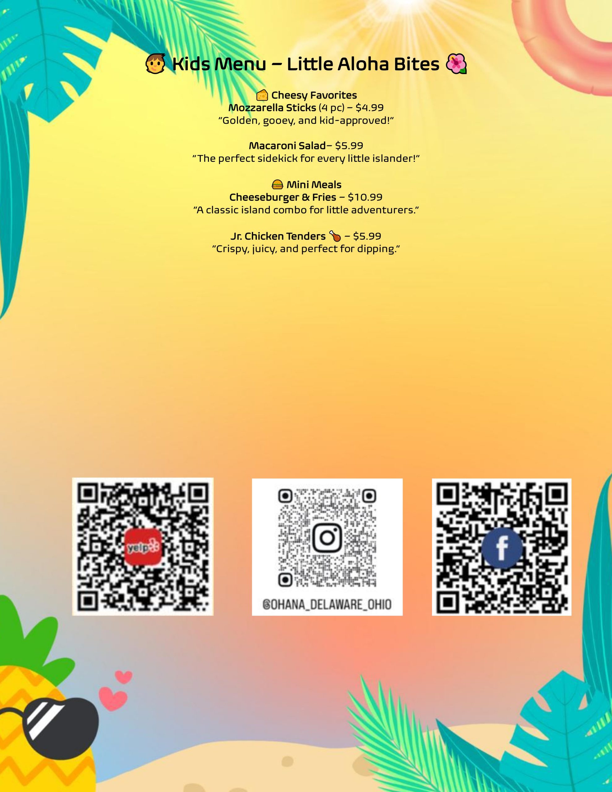 Ohana Island Grill & Bar Hawaiian Restaurant New Menu Page 4