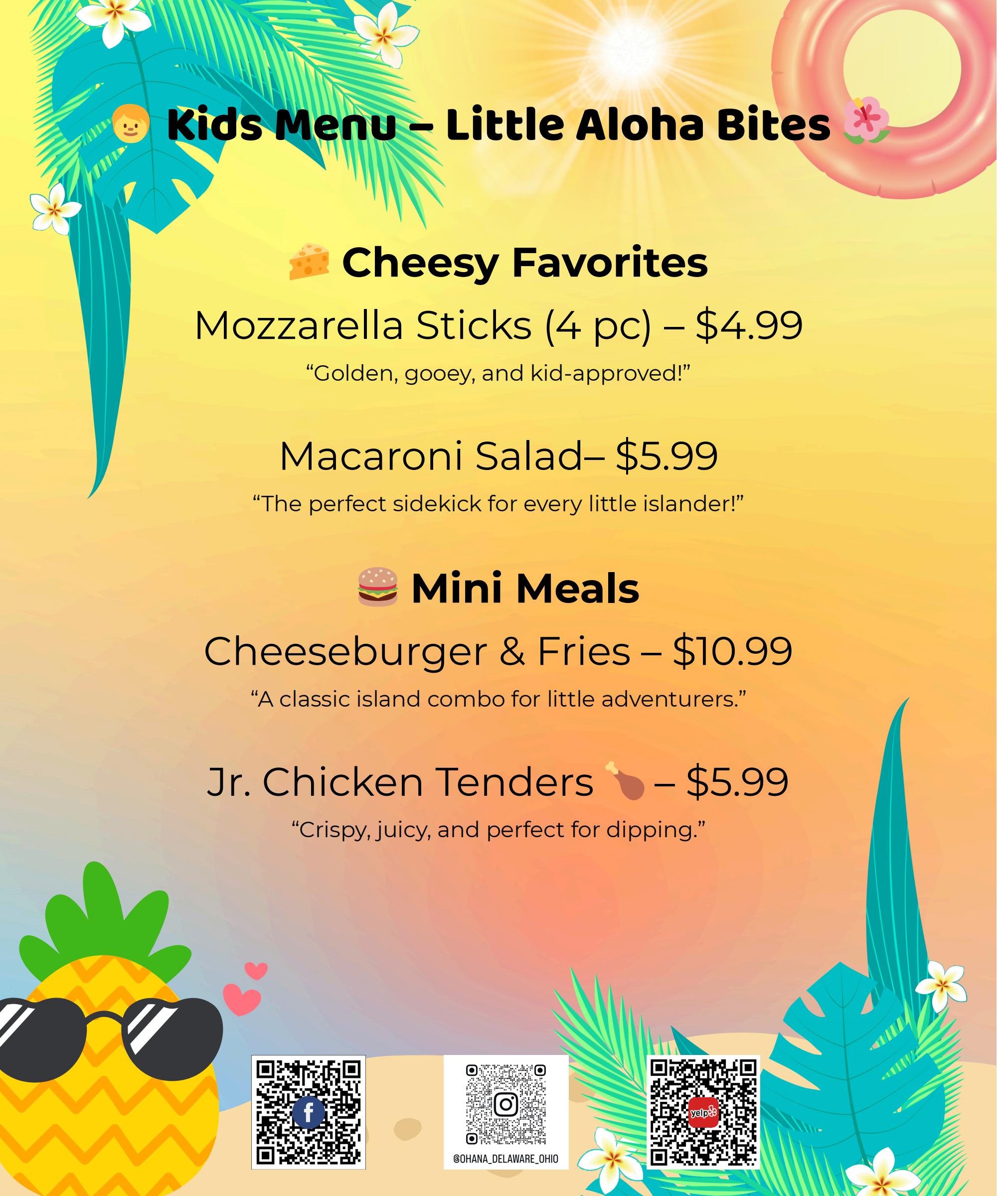 Ohana Island Grill & Bar Hawaiian Restaurant Menu Page 11