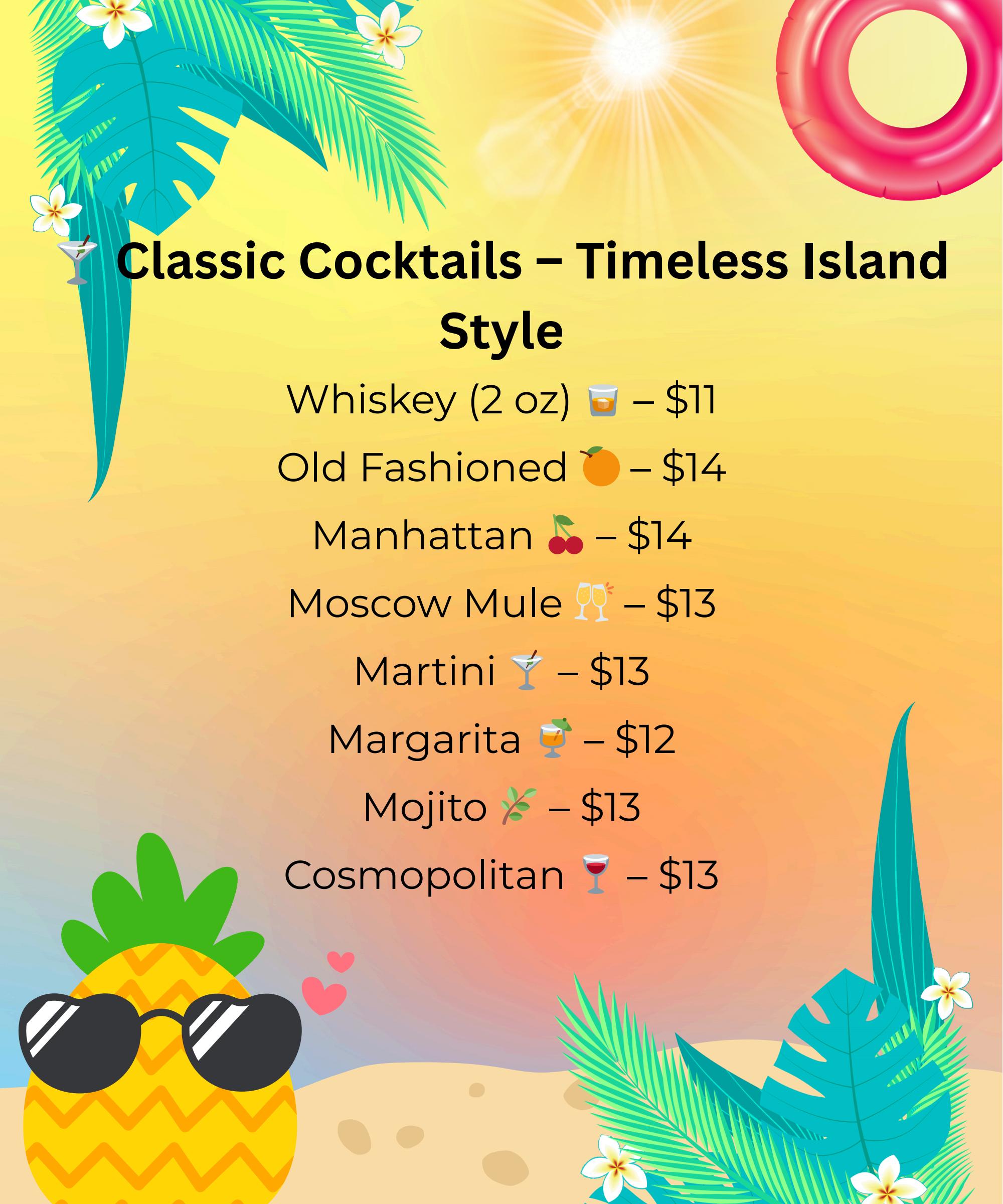 Ohana Island Grill & Bar Hawaiian Restaurant Menu Page 2