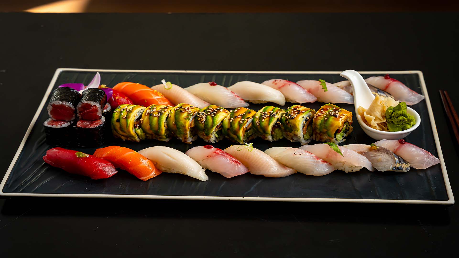 Sushi for 2 at Oishi Sushi & Izakaya, a Japanese Restaurant in Staten Island