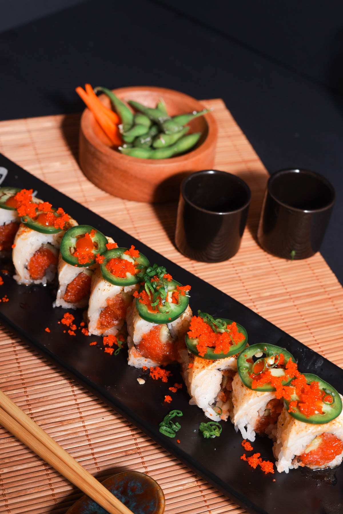 White Village Roll at Oishii Sushi, Japanese Restaurant in Riverside