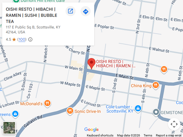 Location, 117 E Public Sq B, Scottsville, KY 42164, United States Location, 117 E Public Sq B, Scottsville, KY 42164, United States