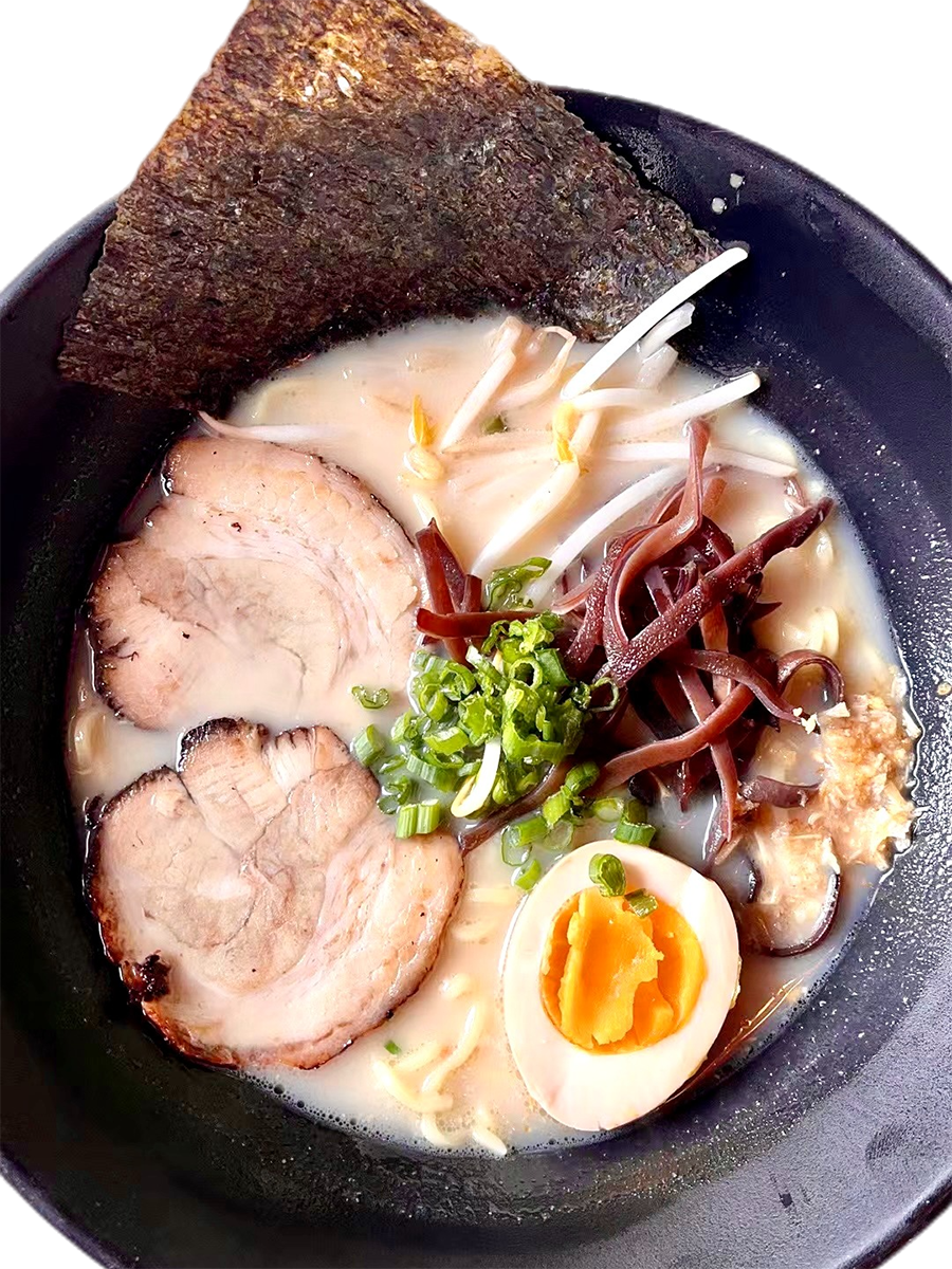 Creamy pork ramen with egg and seaweed at O-Ku Sushi & Poke, a Japanese Restaurant in Sandy