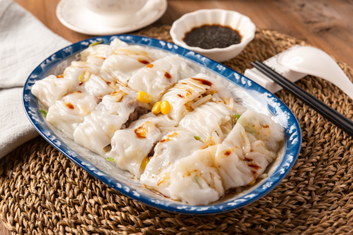 Rice Roll W.Beef at Old Street Dim Sum & Hot Pot，a Chinese Restaurant in Milford