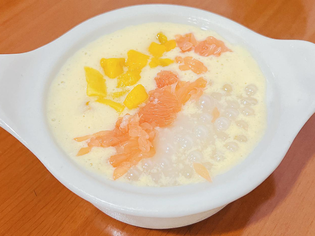 辣之味-Once-More-Chinese-Cuisine-restaurant-Mango-Grapefruit-Sago-Los-Angeles Mango Grapefruit Sago - Creamy sago with mango, grapefruit & coconut milk at 辣之味 Once More Chinese Cuisine, a Chinese restaurant in Los Angeles