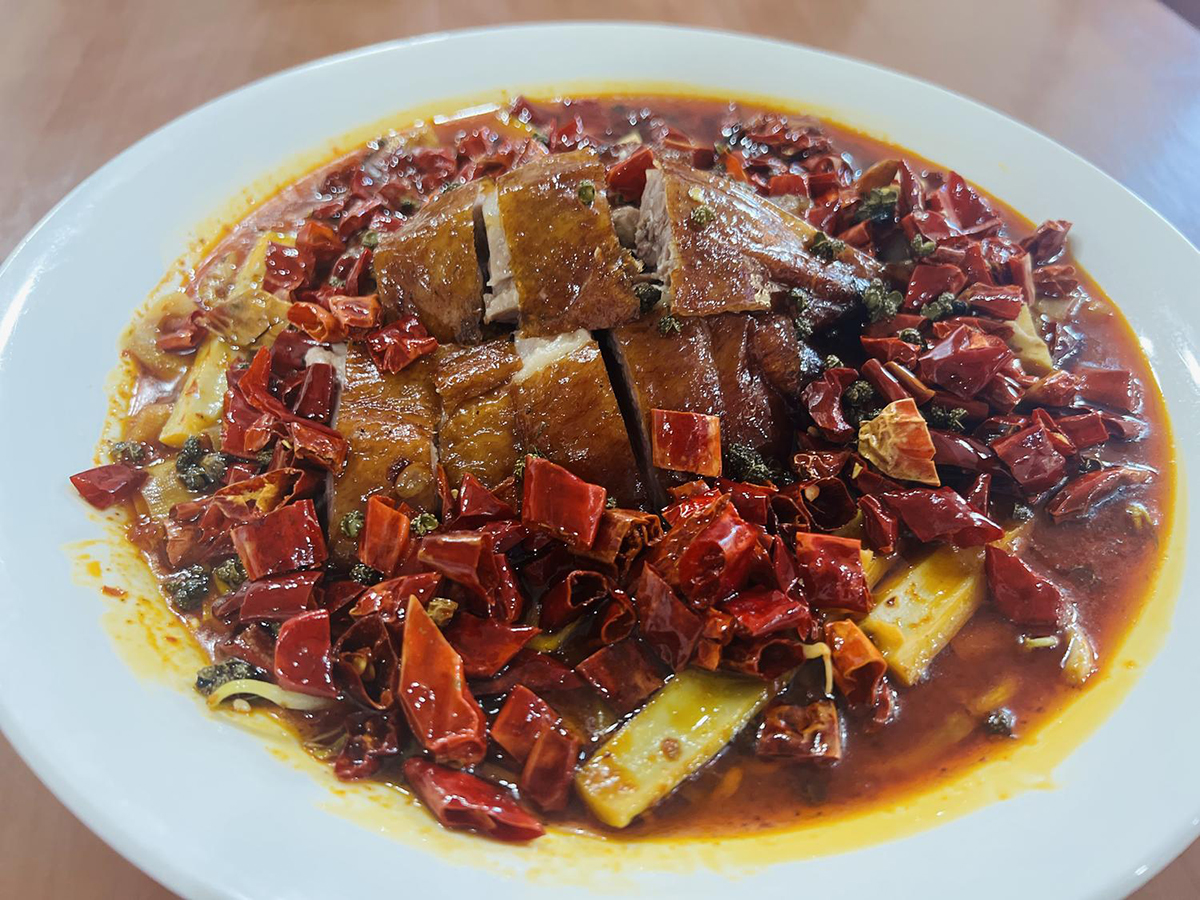 辣之味-Once-More-Chinese-Cuisine-restaurant-Spicy-Duck-Los-Angeles Spicy Duck - Braised duck with chili, Sichuan pepper & bamboo shoots at 辣之味 Once More Chinese Cuisine, a Chinese restaurant in Los Angeles