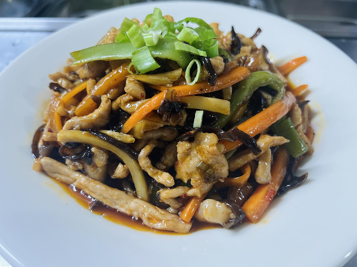 辣之味-Once-More-Chinese-Cuisine-restaurant-Fish-Flavored-Shredded-Pork-Los-Angeles Fish - Flavored Shredded Pork - Shredded pork with veggies in savory sauce at 辣之味 Once More Chinese Cuisine, a Chinese restaurant in Los Angeles