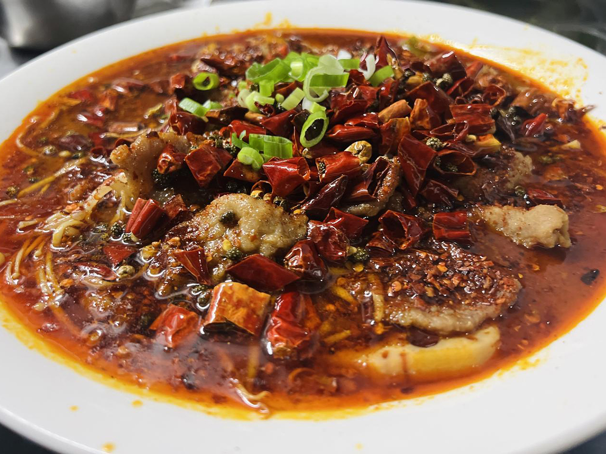 辣之味-Once-More-Chinese-Cuisine-restaurant-Boiled-Beef-in-Hot-Sauce-Los-Angeles Boiled Beef in Hot Sauce - Tender beef in spicy oil with chili & scallions at 辣之味 Once More Chinese Cuisine, a Chinese restaurant in Los Angeles