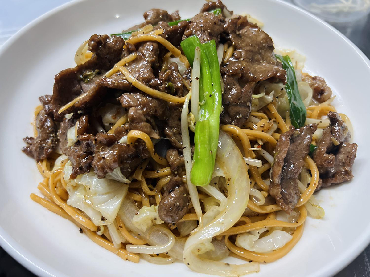 辣之味-Once-More-Chinese-Cuisine-restaurant-Black-Pepper-Beef-Noodles-Los-Angeles Black Pepper Beef Noodles - Noodles with beef, veggies & black pepper sauce at 辣之味 Once More Chinese Cuisine, a Chinese restaurant in Los Angeles
