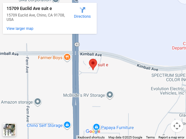 Location, 15709 Euclid Ave, Chino, CA 91708