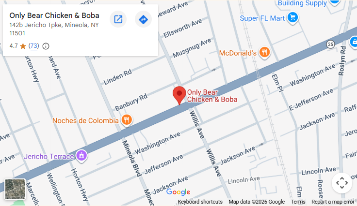 Location, 142b Jericho Tpke, Mineola, NY 11501