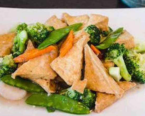Moon China Bistro-Chinese Restaurant-Tofu mixed vegetables-Chandler Tofu mixed vegetables at Moon China Bistro, a Chinese Restaurant in Chandler