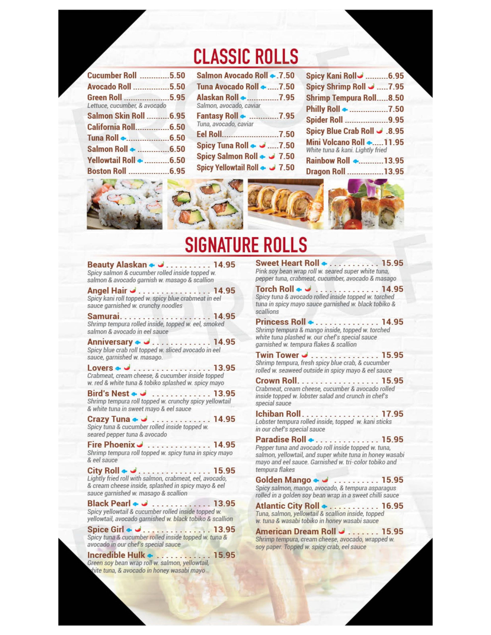 Restaurant menu 4, detailed description provided below